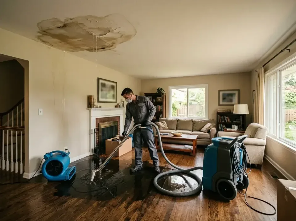 attic-pipe-burst-ceiling-drip-008 — frequently asked questions, Water Damage Restoration & Carpet Care in Appleton, WI